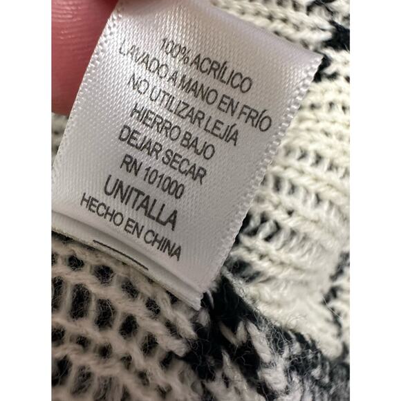 Ellie Kate Cardigan Sweater Oversized One Size Brown Black Fall Winter - Picture 5 of 8